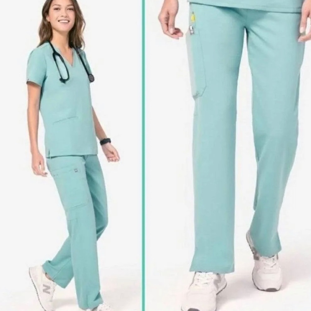 COPY - Figs fresh aqua (turquoise) set women’s S